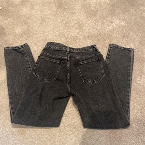 PACSUN - black straight jeans 22